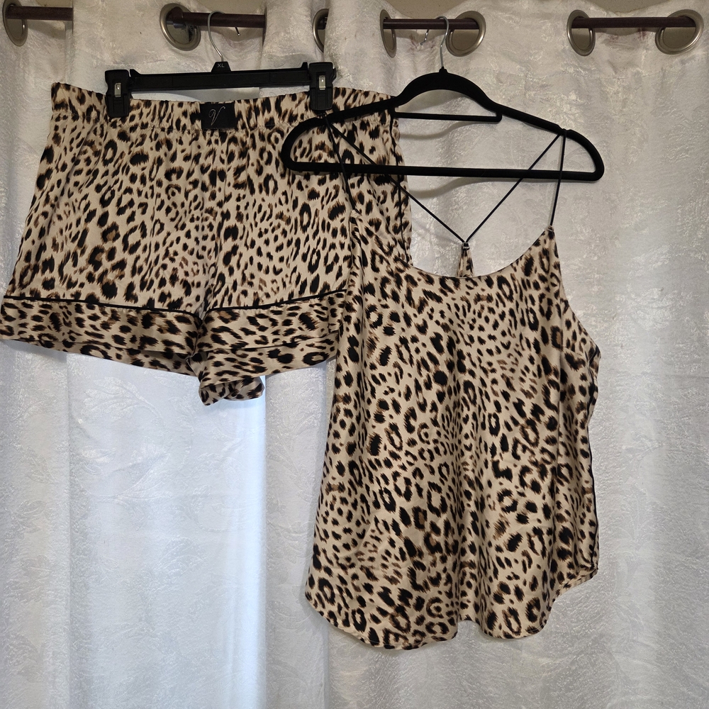 Victoria's Secret Leopard Print Pajama Set